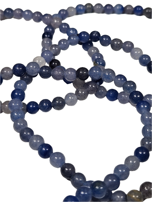 Blauwe aventurijn armband 4mm