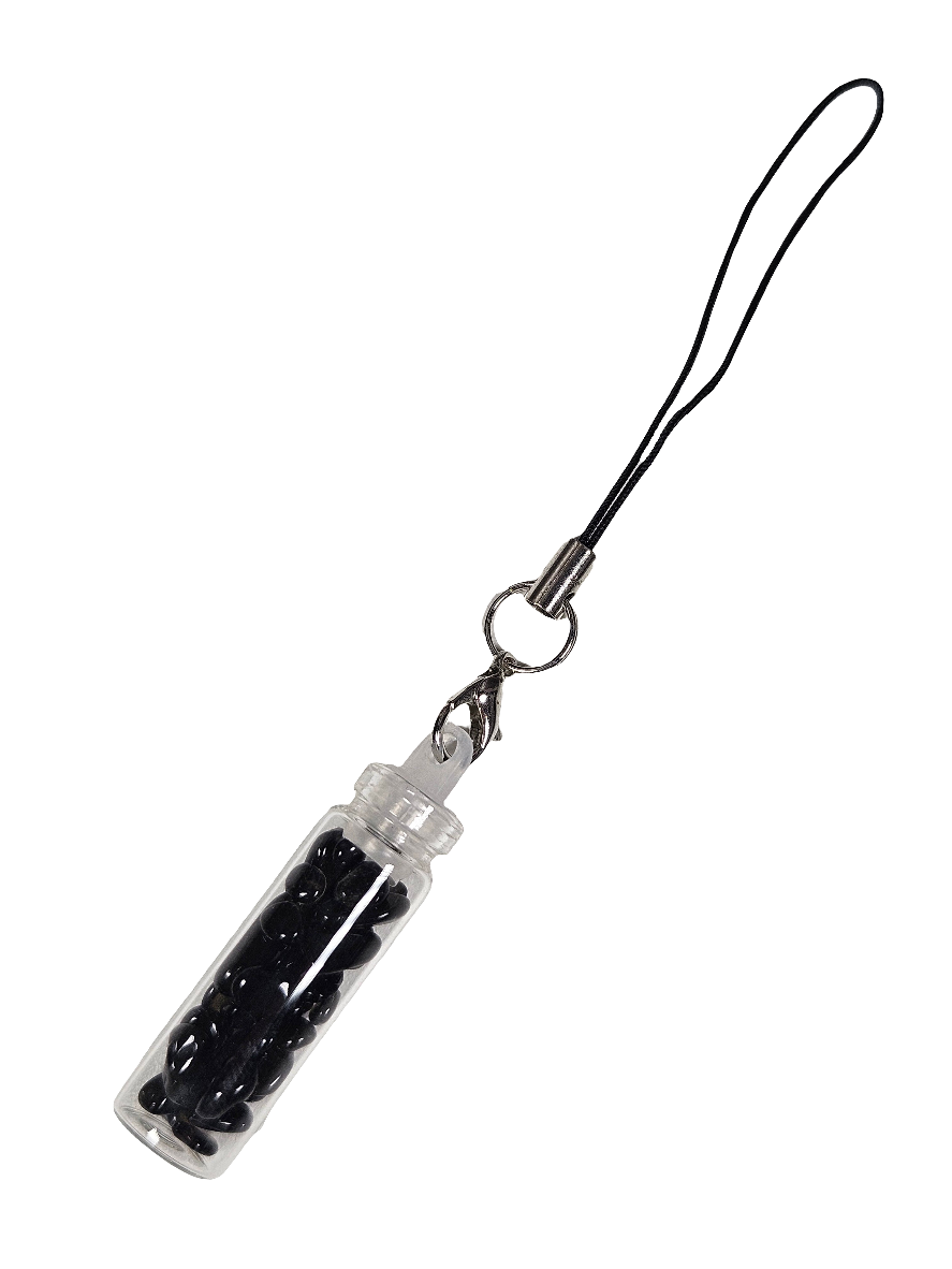 Geluksflesje Zwarte obsidiaan