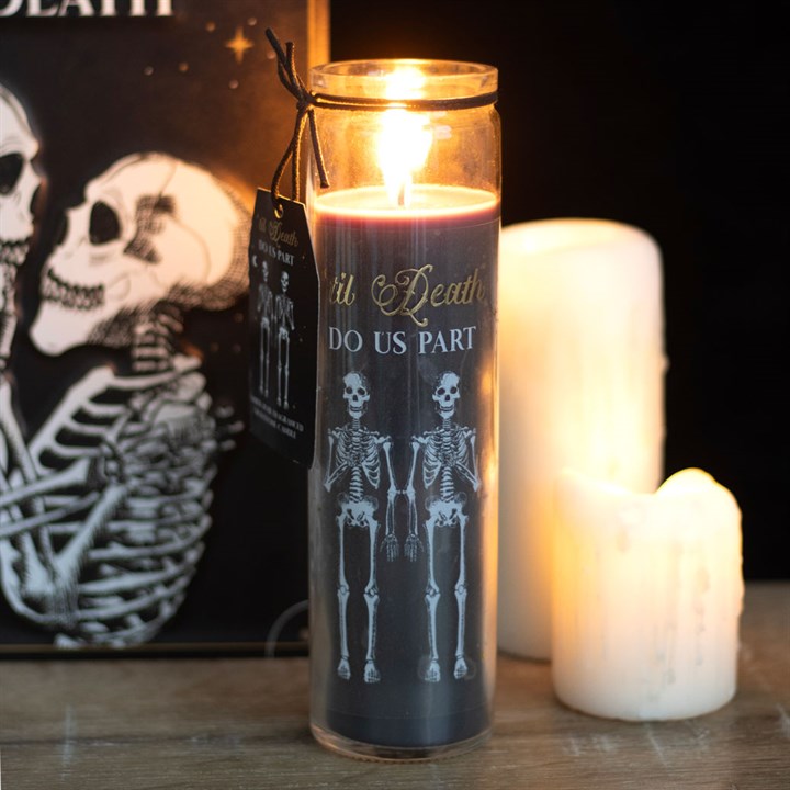 Till Death do us Part Buisgeurkaars Zwarte Amber