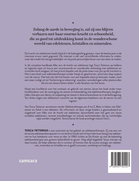 Alles over de kracht van edelstenen, Tosca Tetteroo