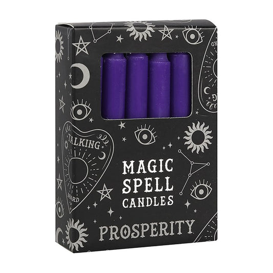 Spell Candles Voorspoed (paars)
