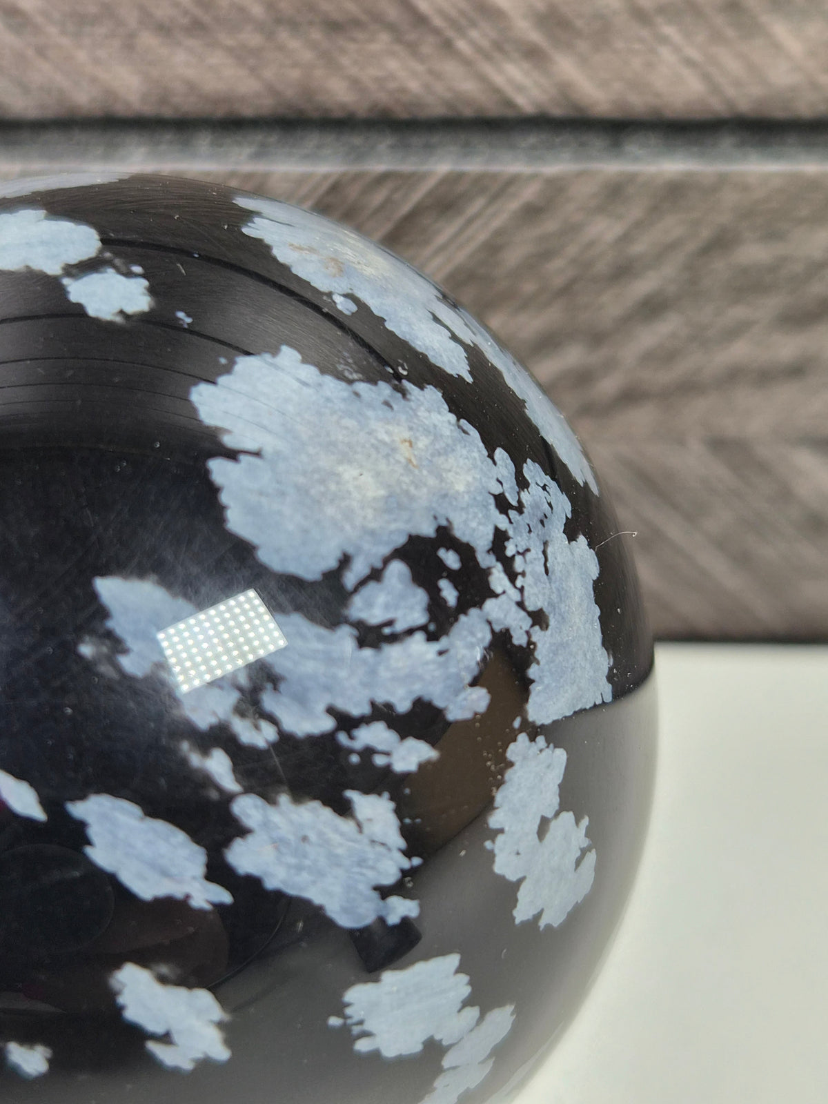 Sneeuwvlok obsidiaan bol 218 gram