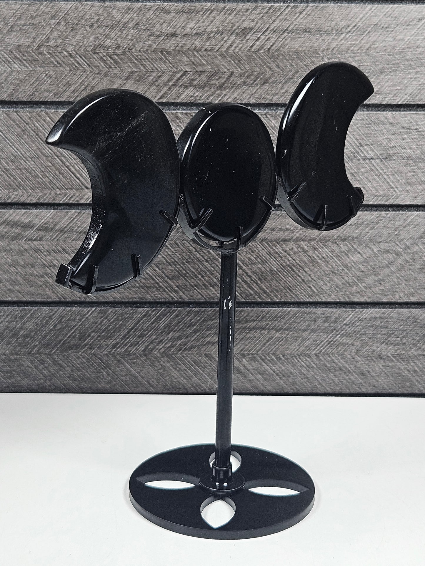 Obsidiaan Triple Moon op standaard nr7