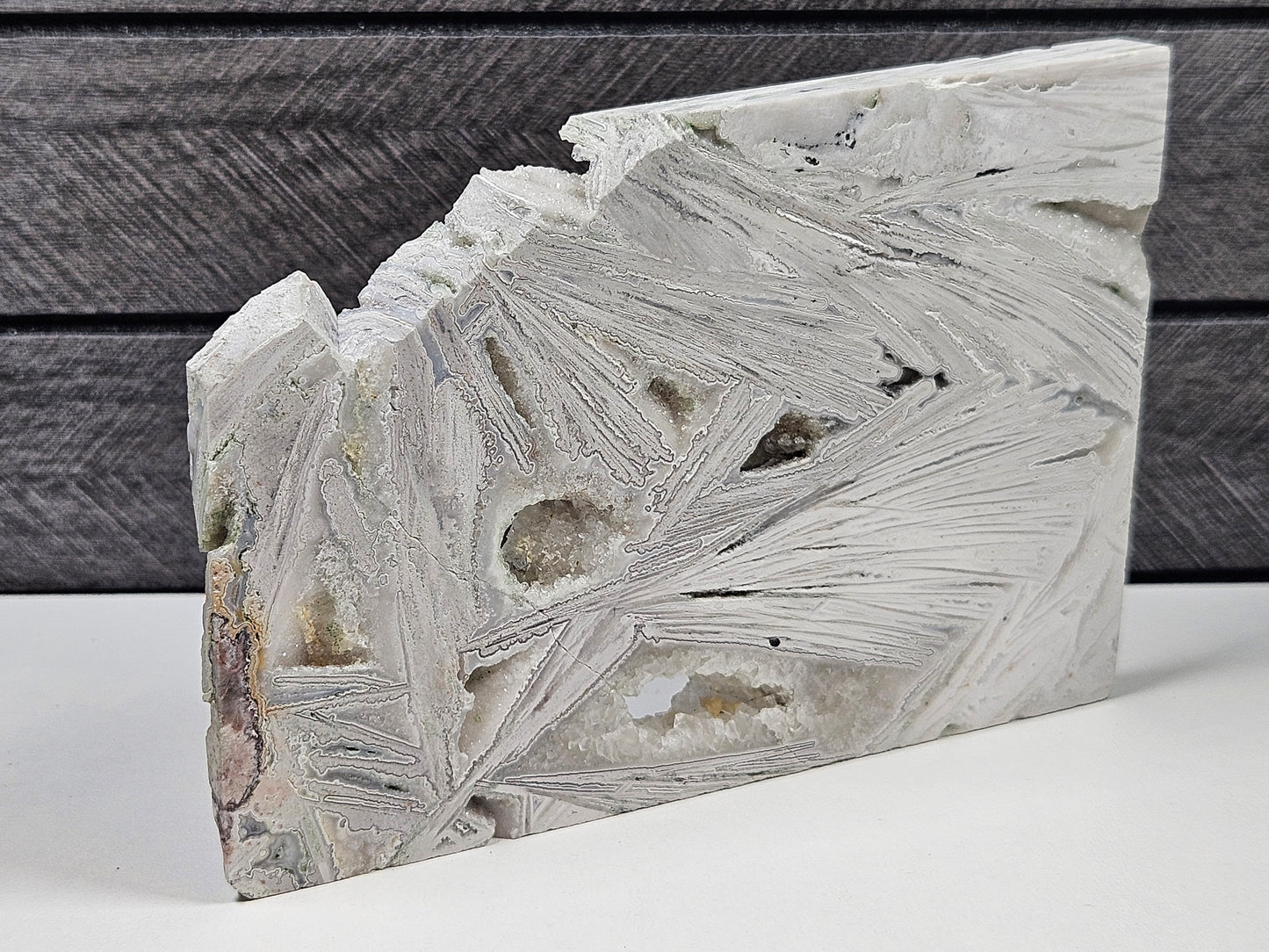 Witte Crazy Lace slab 198 gram