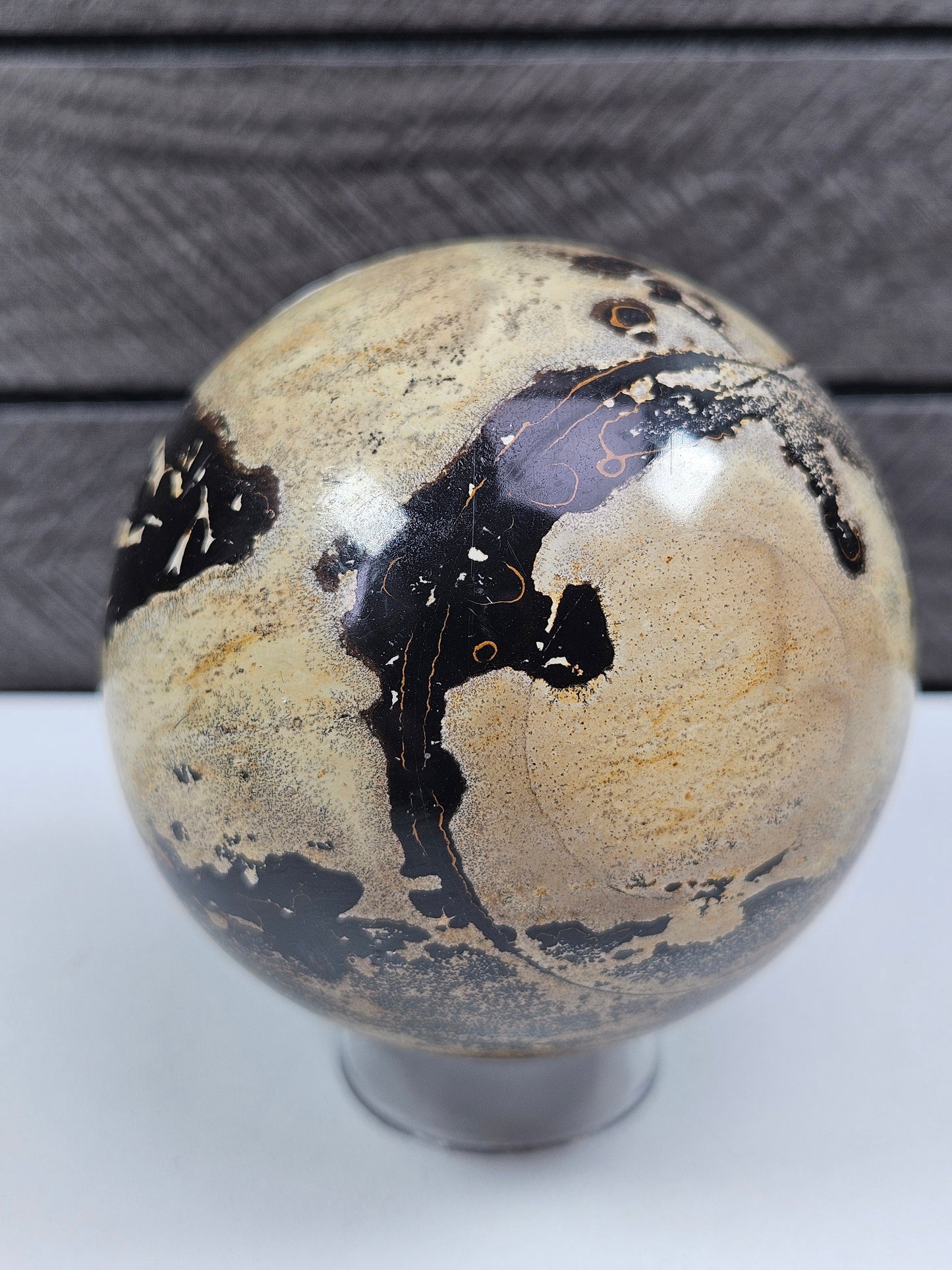 Landschapsjaspis bol 484 gram