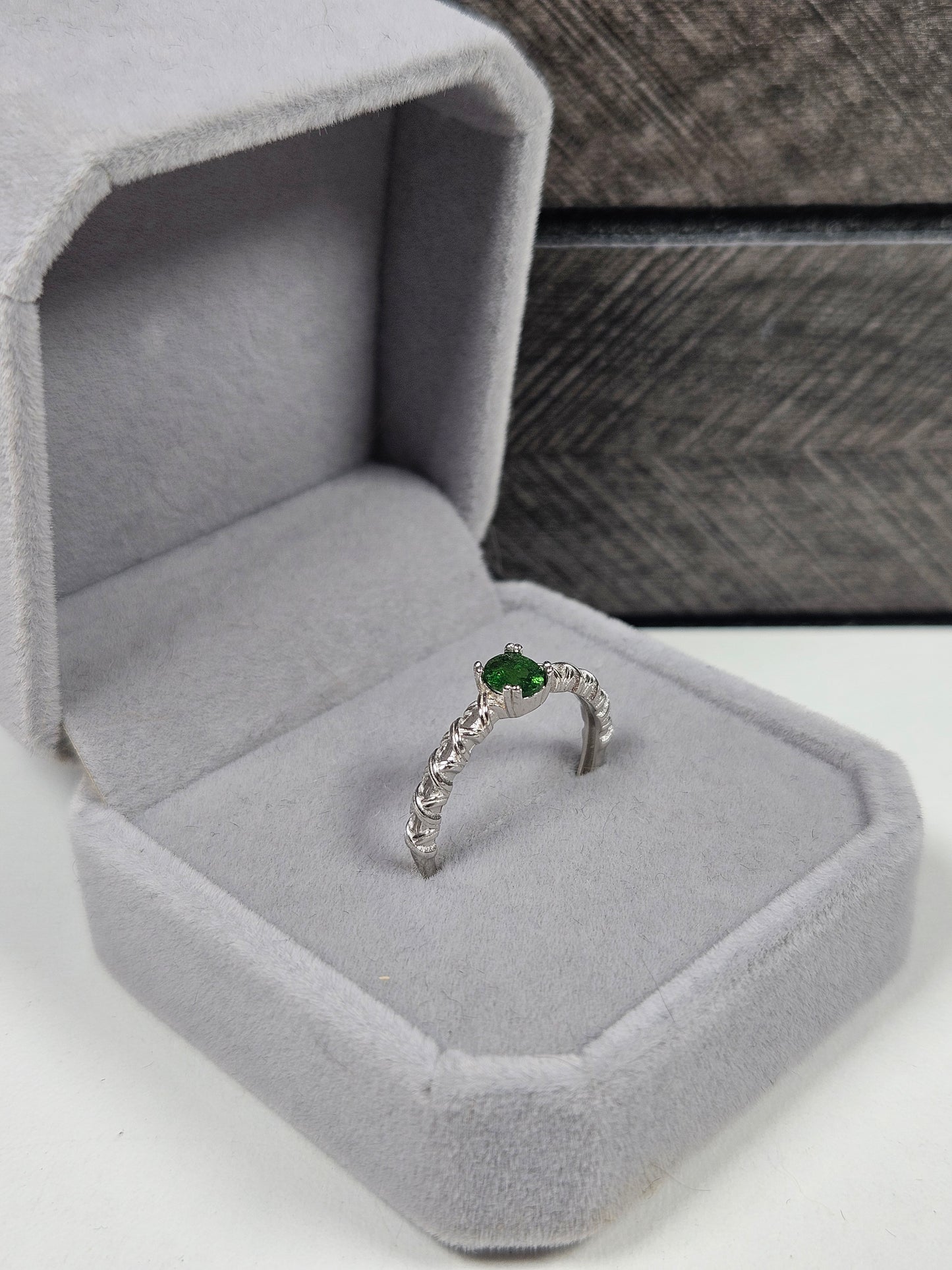 Dioptaas s925(zilver) verstelbare ring nr64