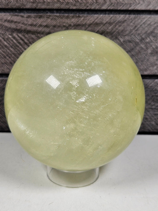 Groene Optisch Calciet bol 702 gram