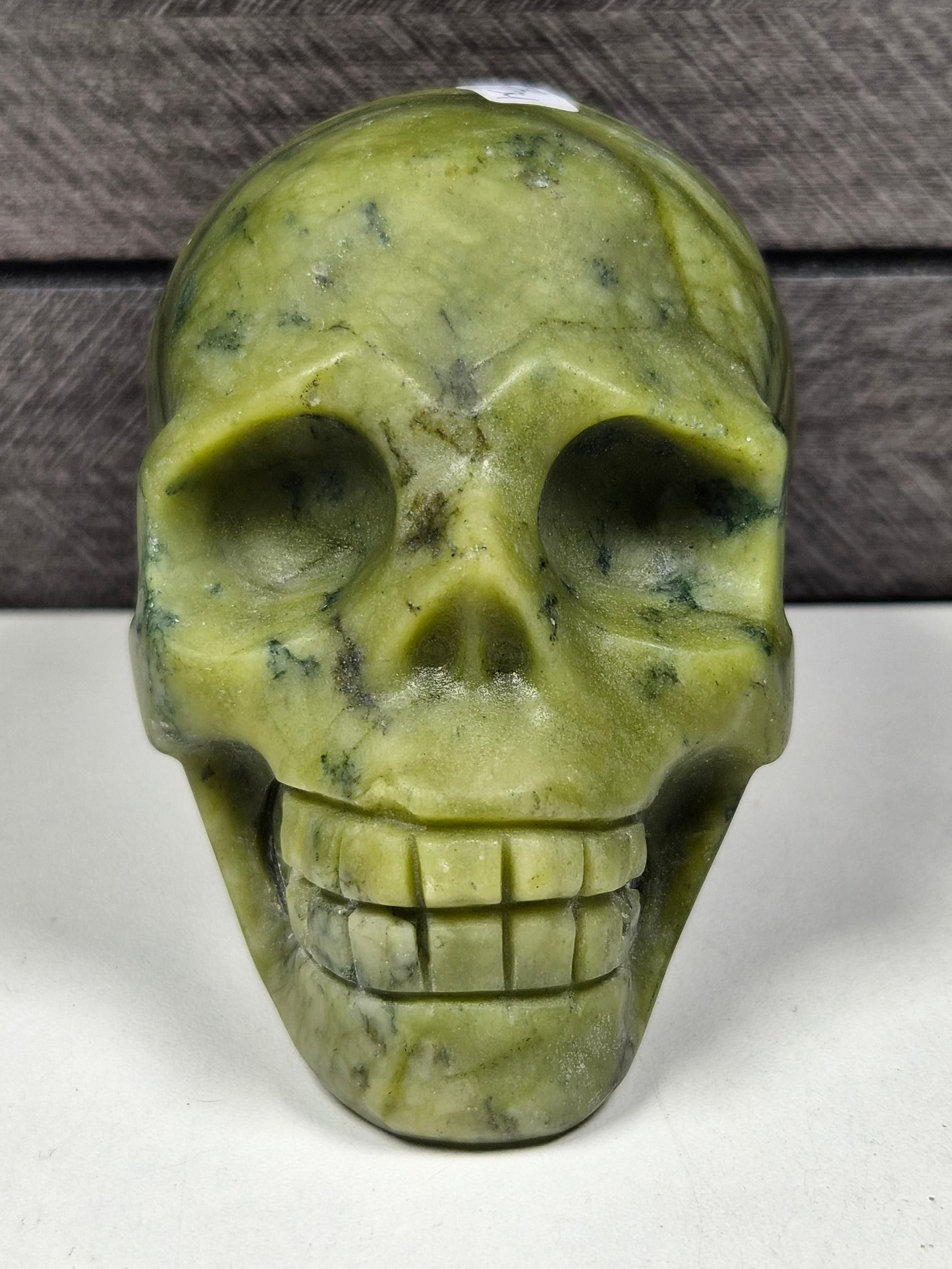 Groene Jade Schedel 732 gram
