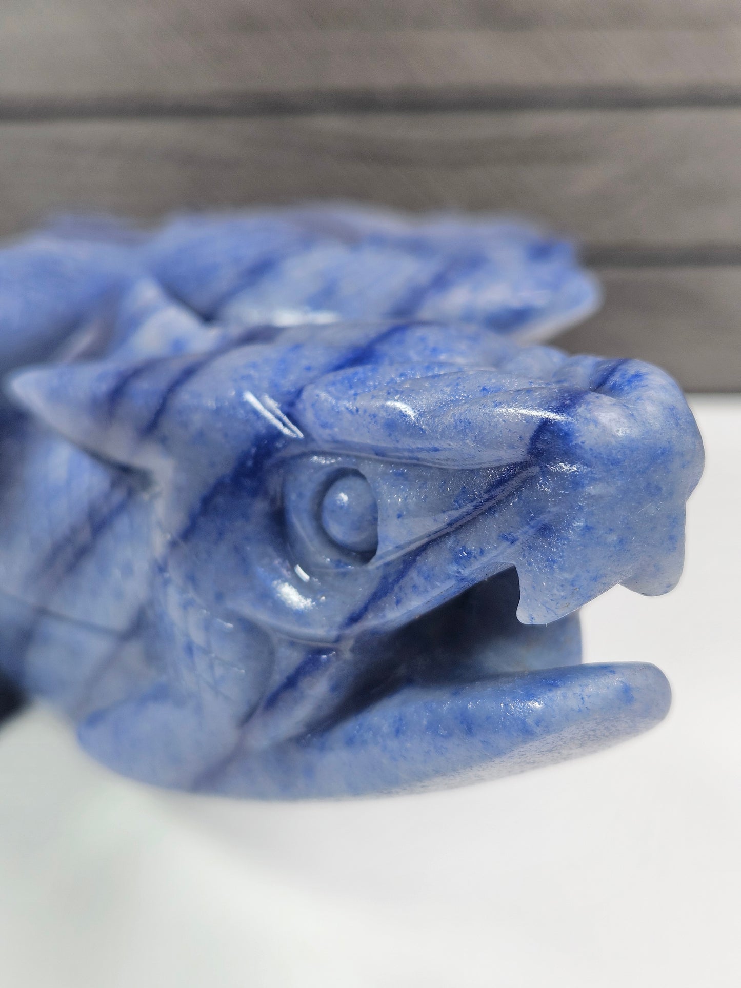 Blauwe Aventurijn Draak 2980 gram