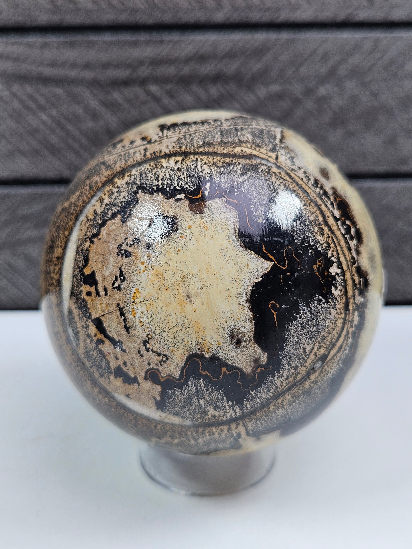 Landschapsjaspis bol 484 gram
