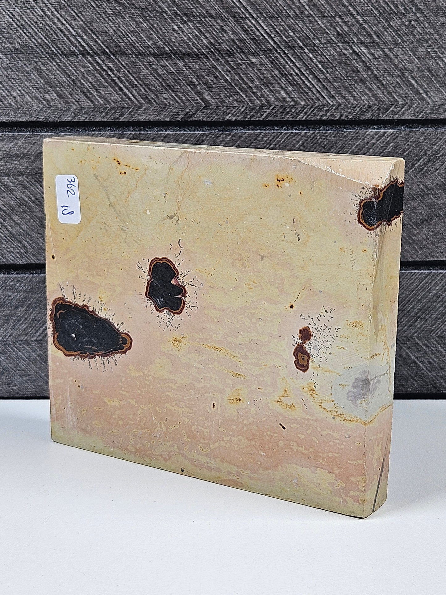 Landschapsjaspis slab 362 gram