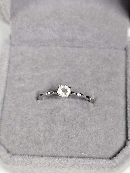 Bergkristal s925(zilver) verstelbare ring nr39