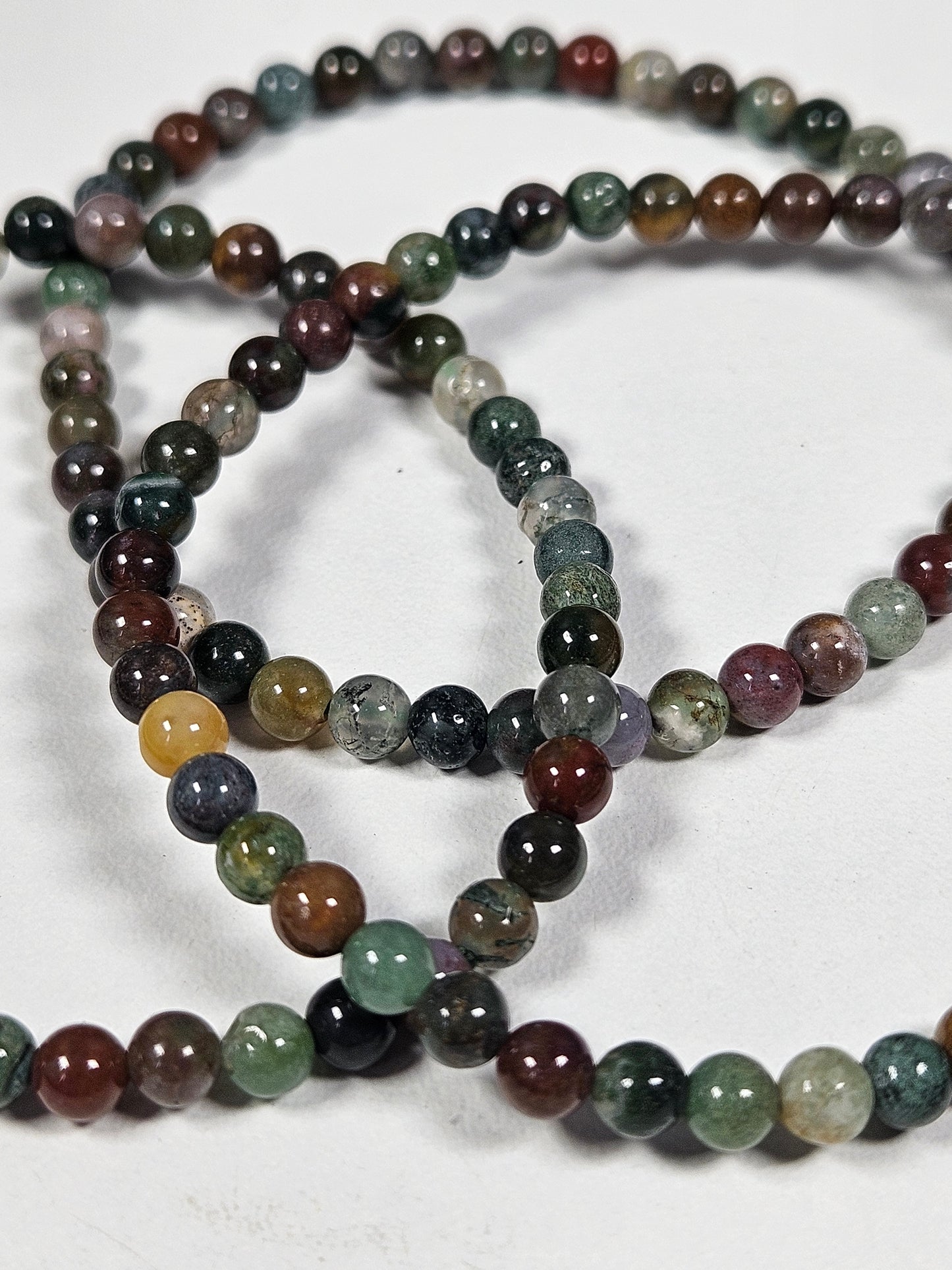 Oceaan jaspis armband 4mm