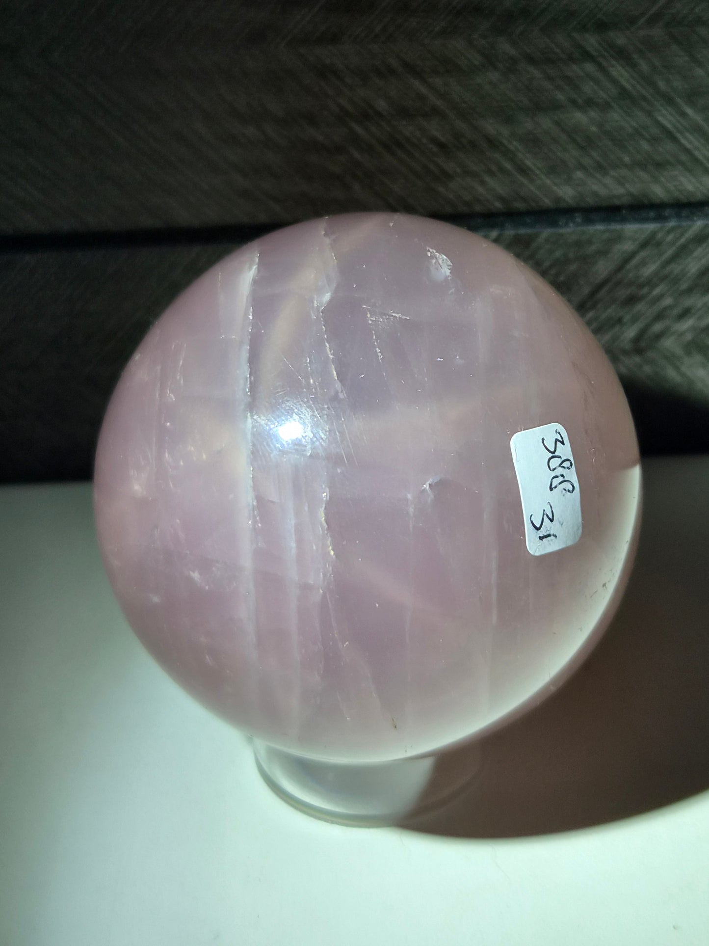 Rozenkwarts met Starflash bol 388 gram