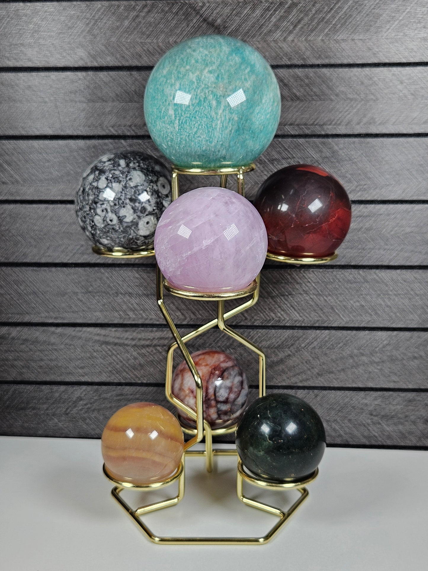 7 bollenhouder goud