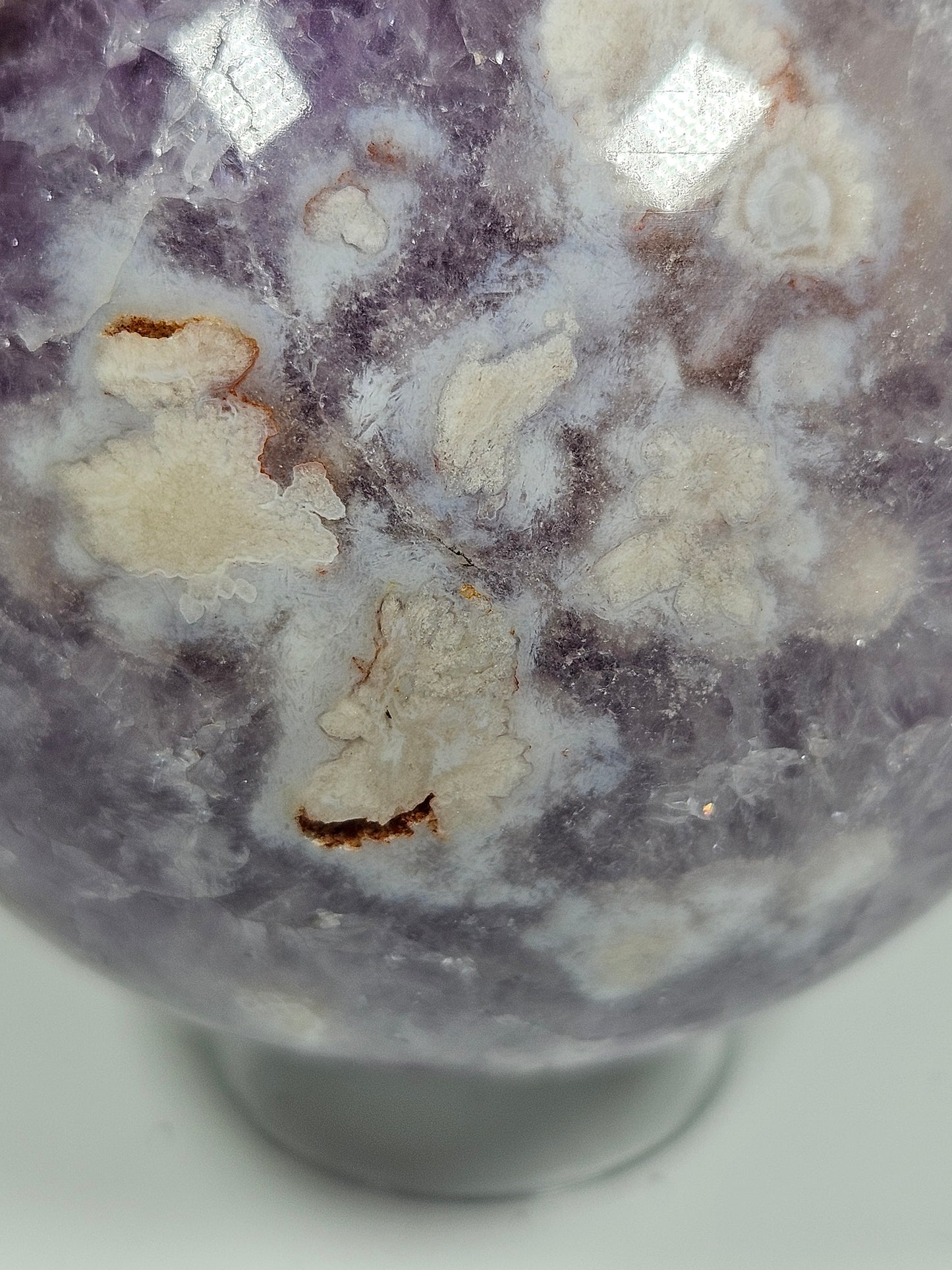 Amethist/Bloemagaat bol 496 gram