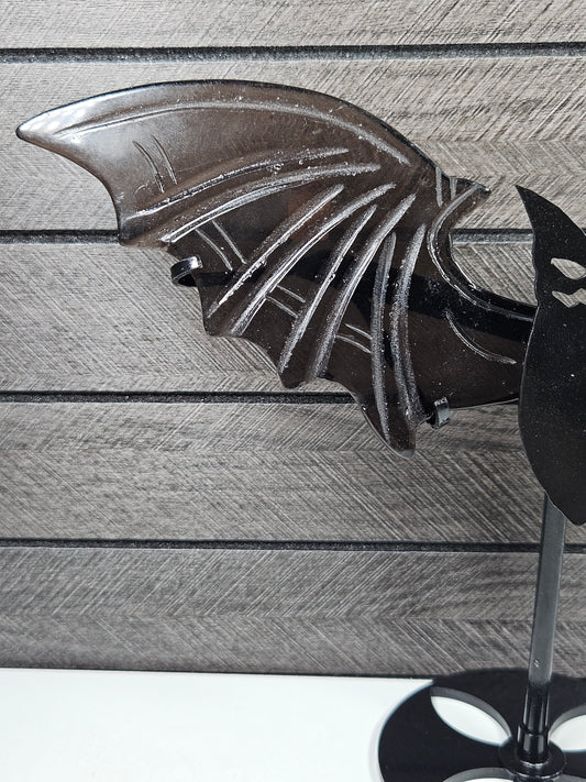 Ijs obsidiaan vleermuis