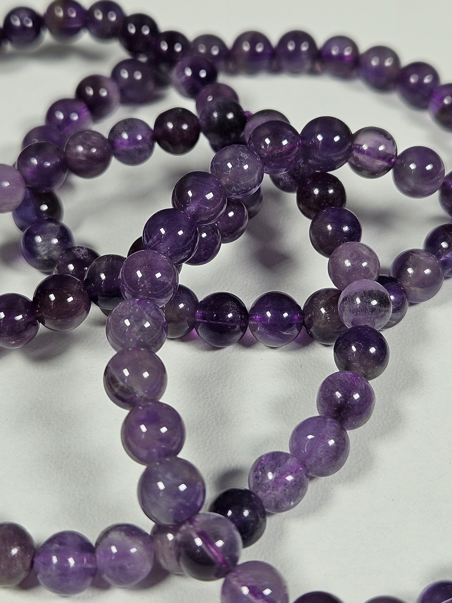 Amethist armband 6mm