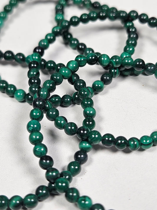 Malachiet armband 4mm