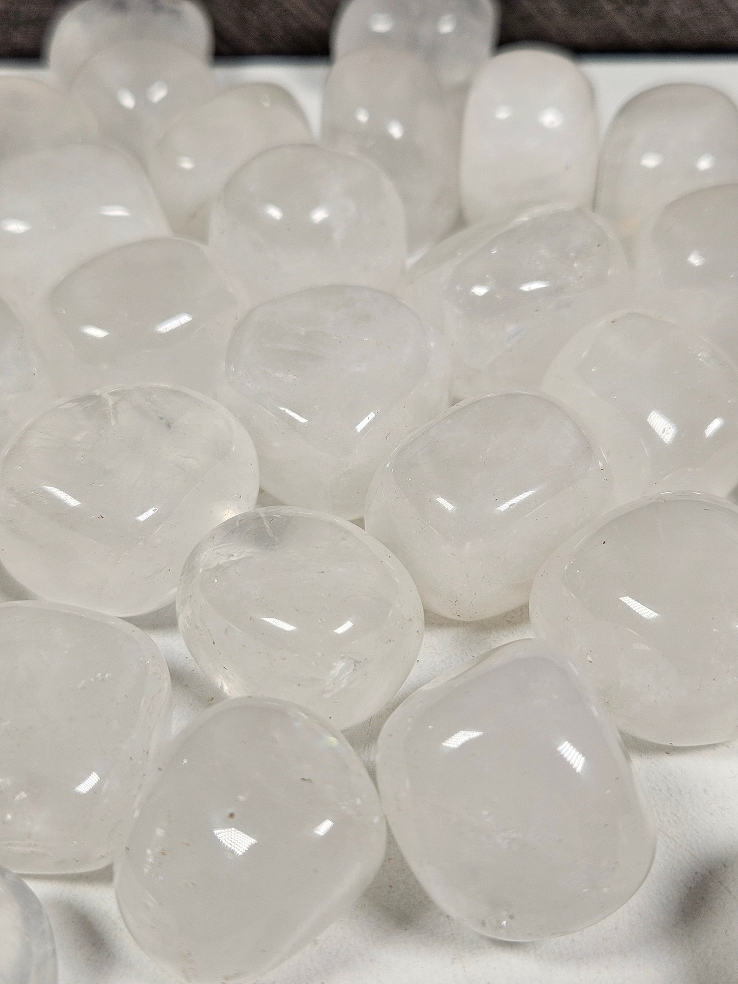 Bergkristal trommelsteen