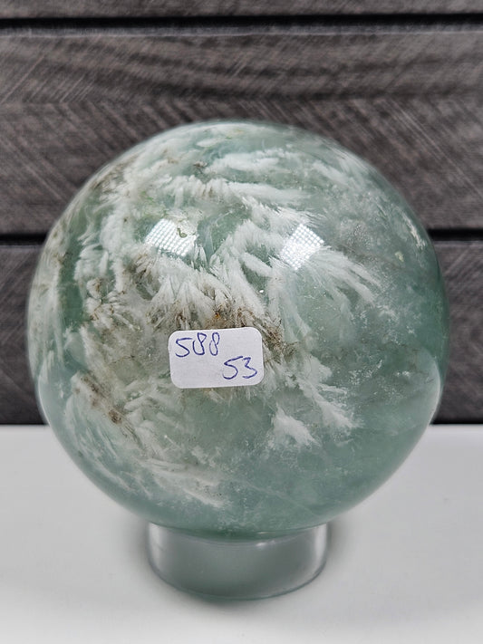 Veder Fluoriet met dendriet bol 588 gram