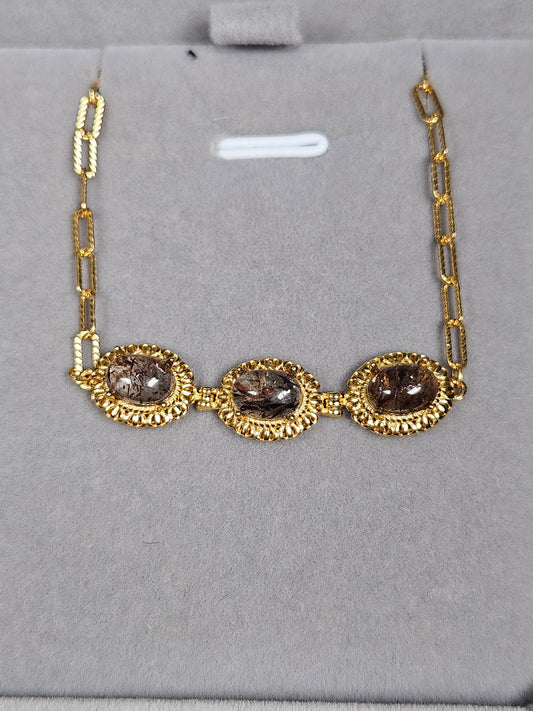 Rutiel armband s925(verguld) nr40