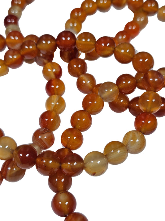 Carneool armband 8mm (oranje)