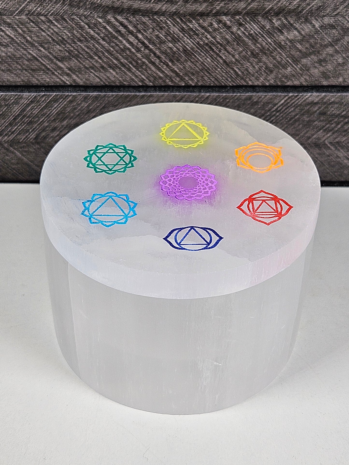 Seleniet Sieradendoosje Chakra rond