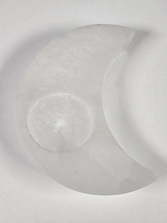 Seleniet waxinehouder Maan