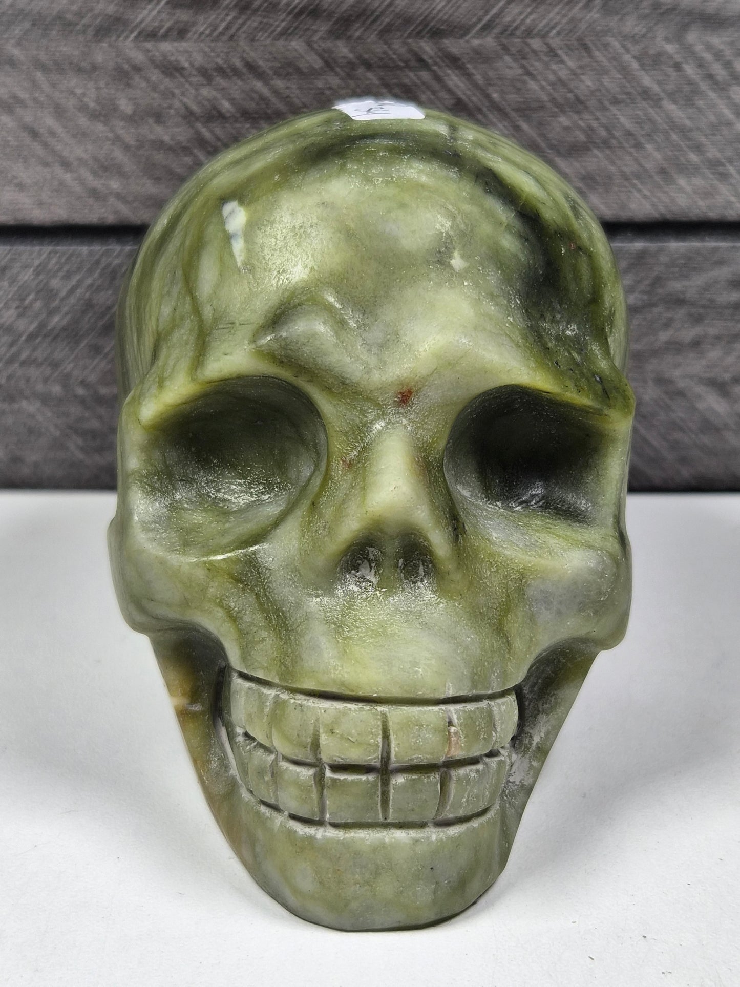 Groene Jade Schedel 748 gram
