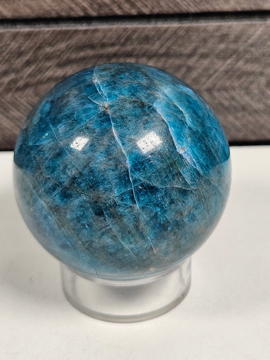 Blauwe apatiet bol 194 gram