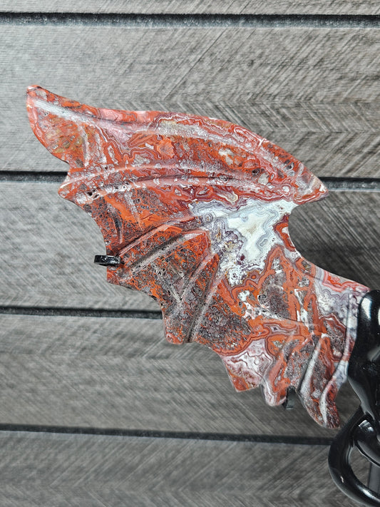 Mexicaans Agaat duivel/engel koppel T7