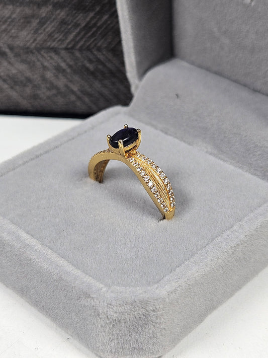 Sugiliet s925 (zilver) verstelbare ring nr49