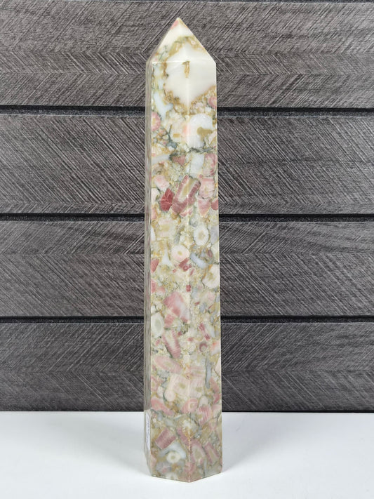 Fossiel Jaspis Toren 264 gram