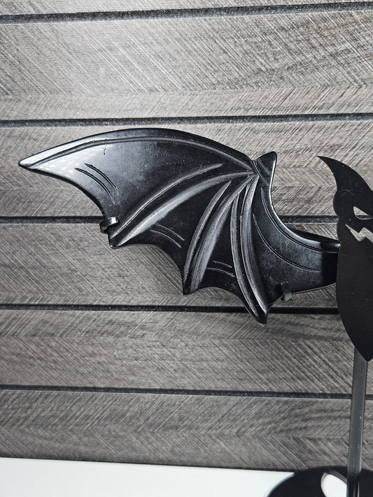 Zwarte obsidiaan vleermuis