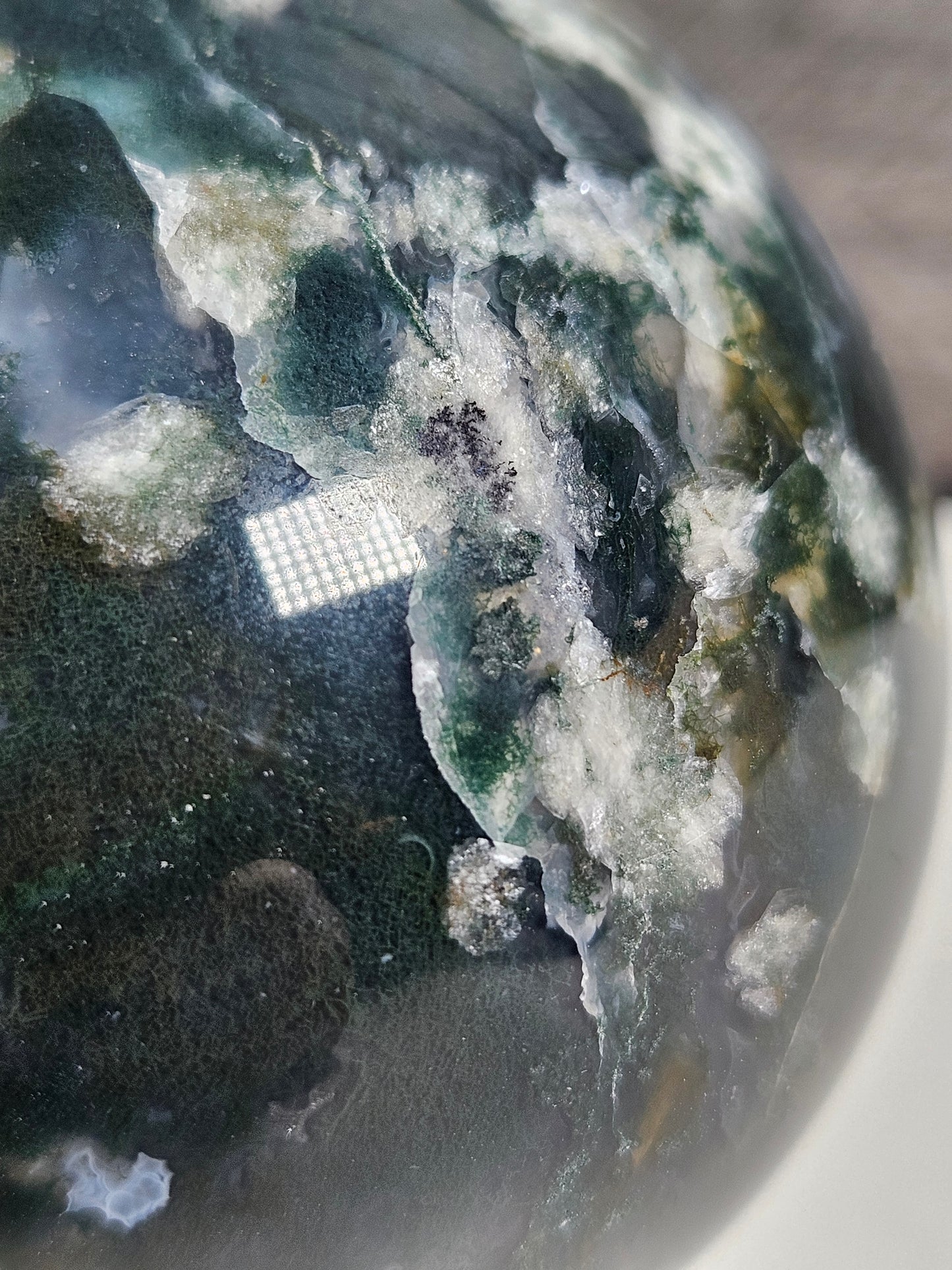 Mosagaat en Calciet bol 280 gram