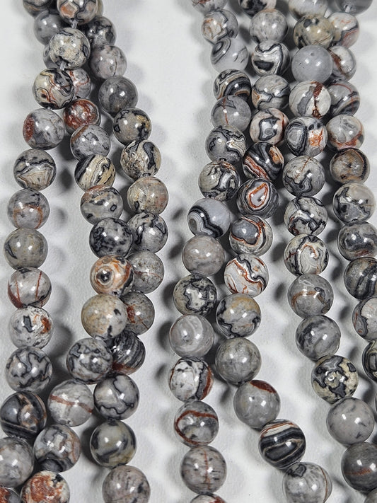 Map Stone kralenstreng 6mm