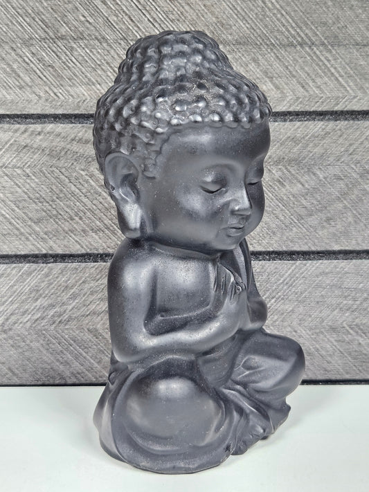 Zwarte Obsidiaan Buddha 380 gram