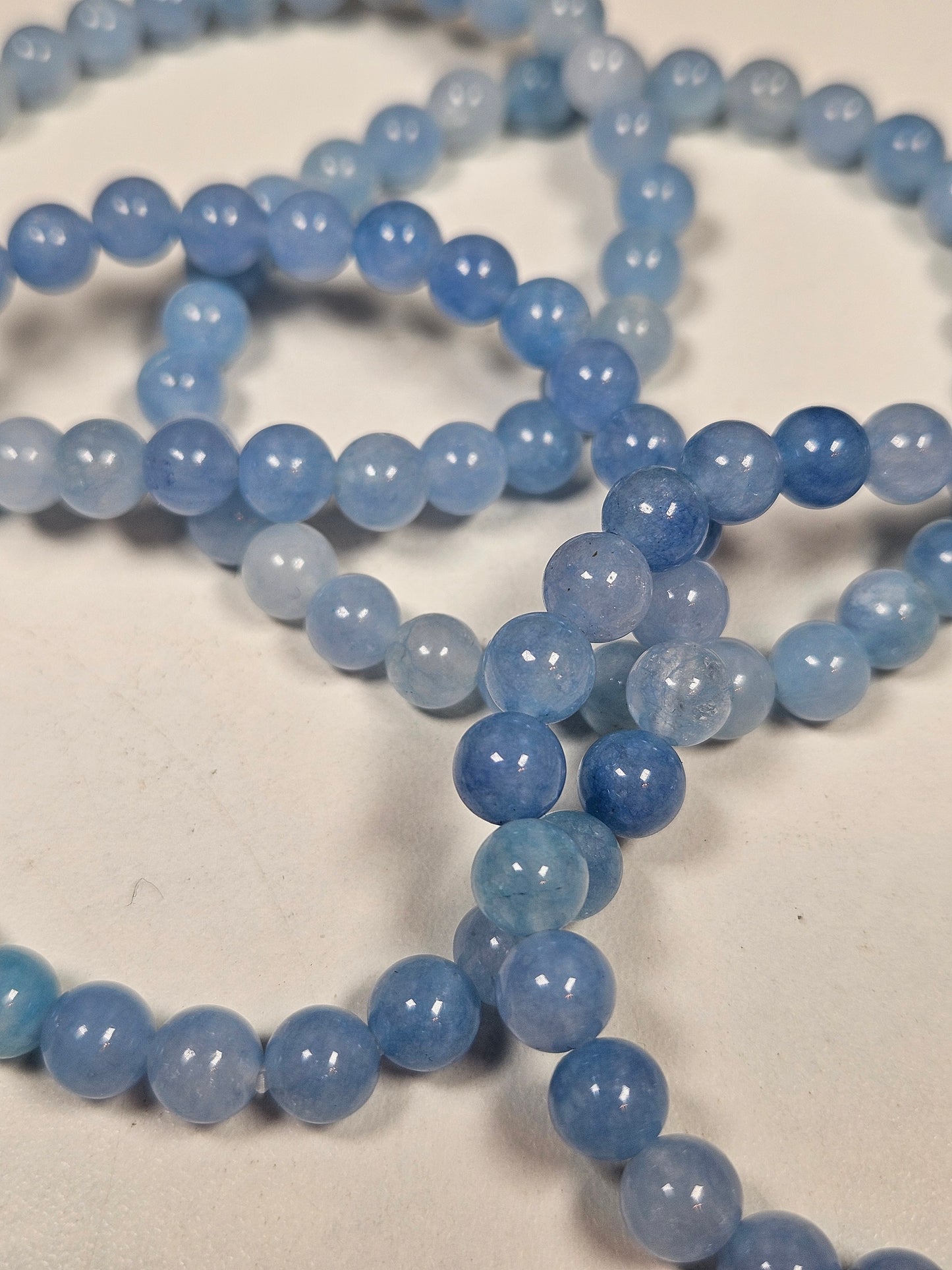 Aquamarin Armband 6mm