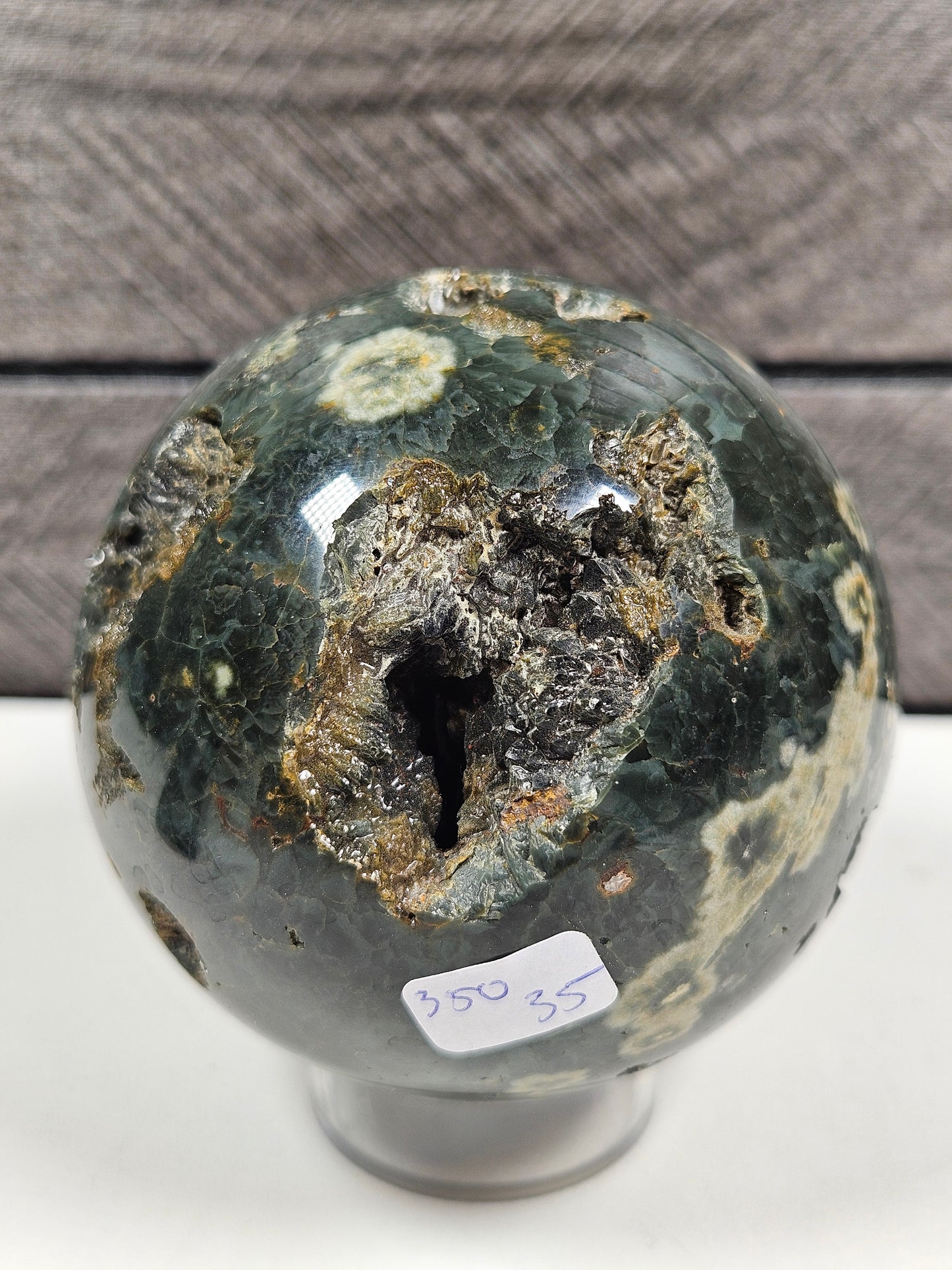 Oceaan jaspis bol 350 gram