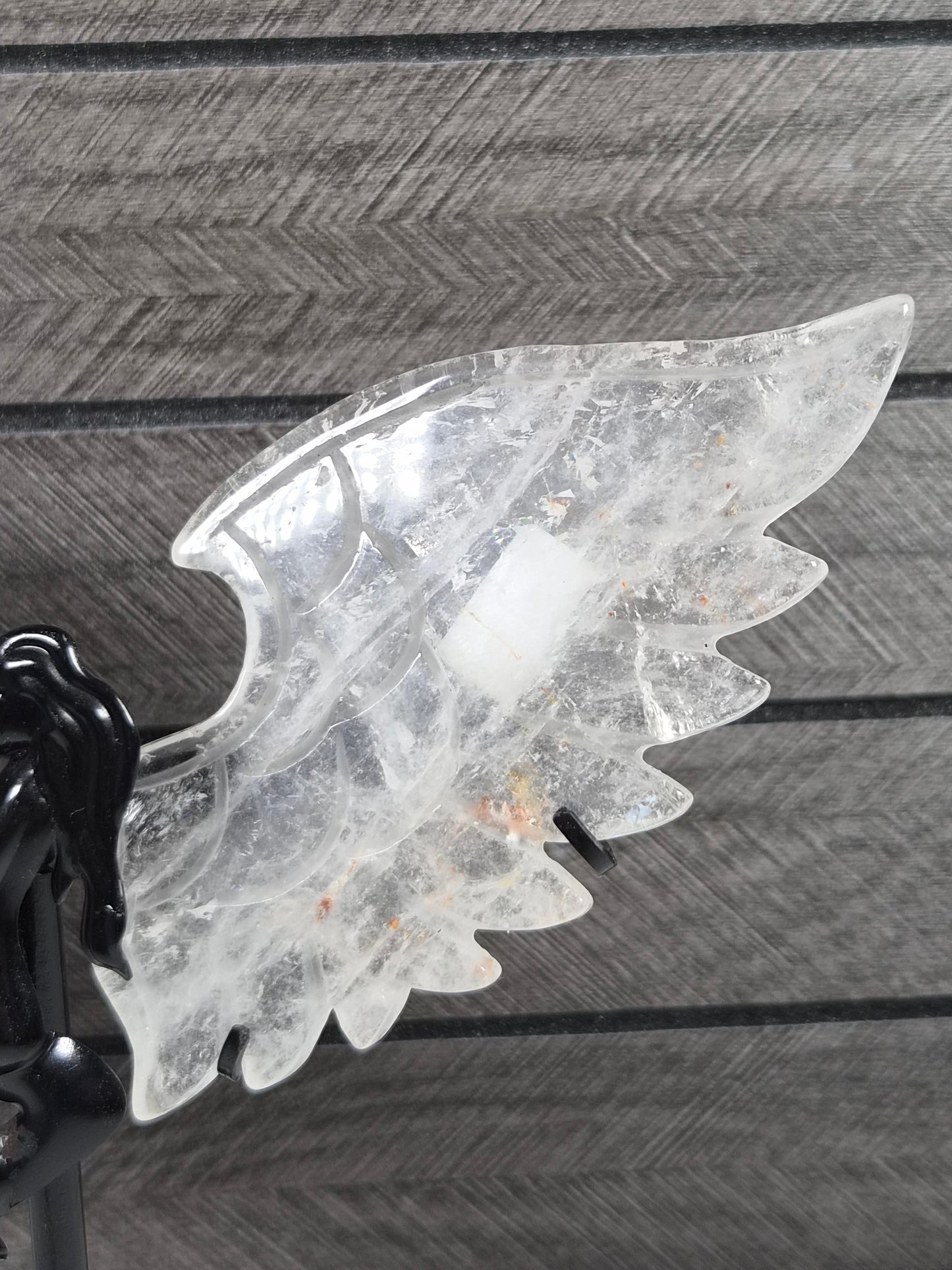 Obsidiaan Duivel Bergkristal Engel Koppel nr7