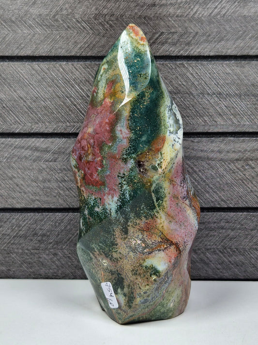 Oceaan jaspis Sculptuur 754 gram