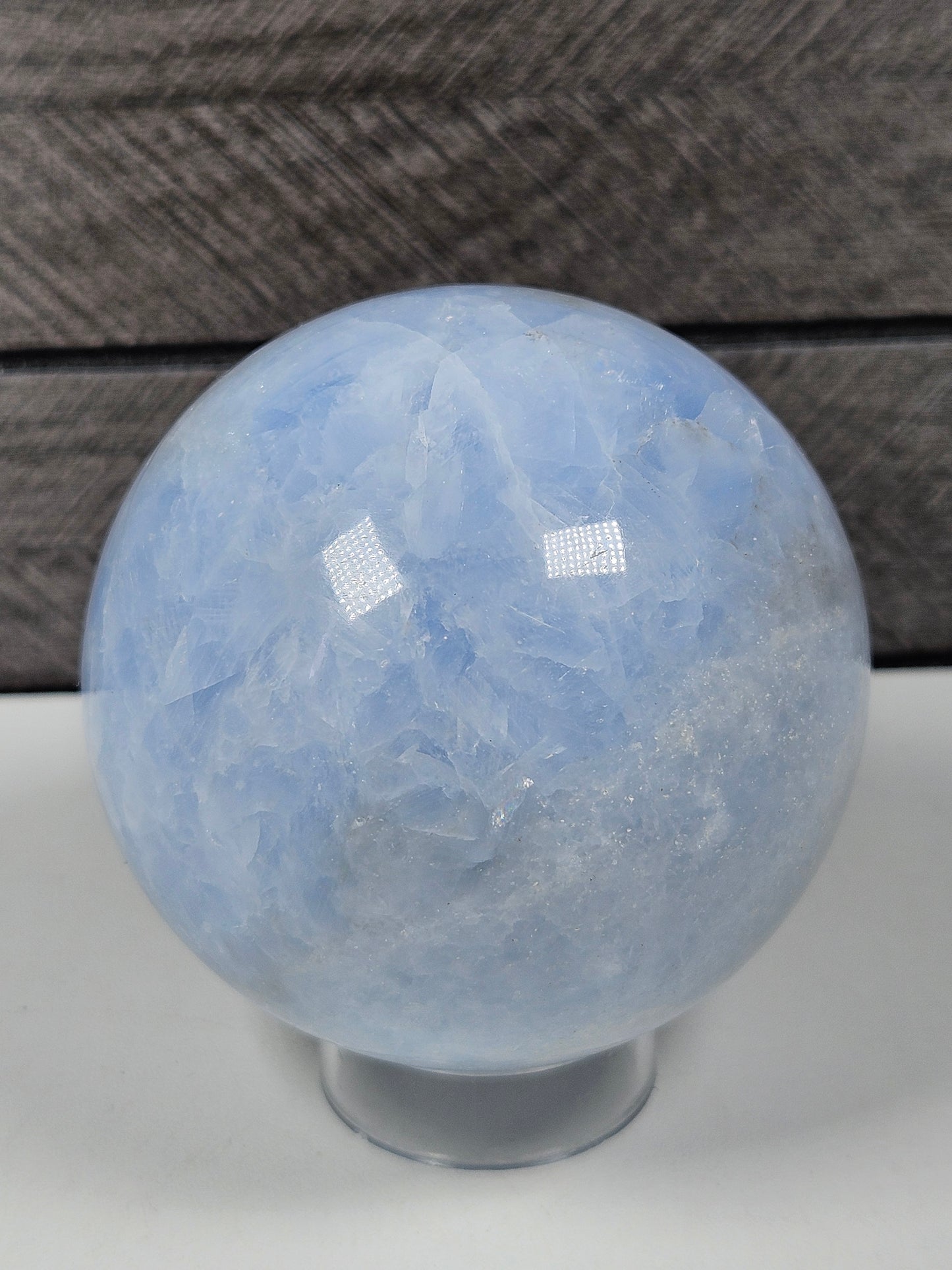 Blauwe calciet bol 460 gram