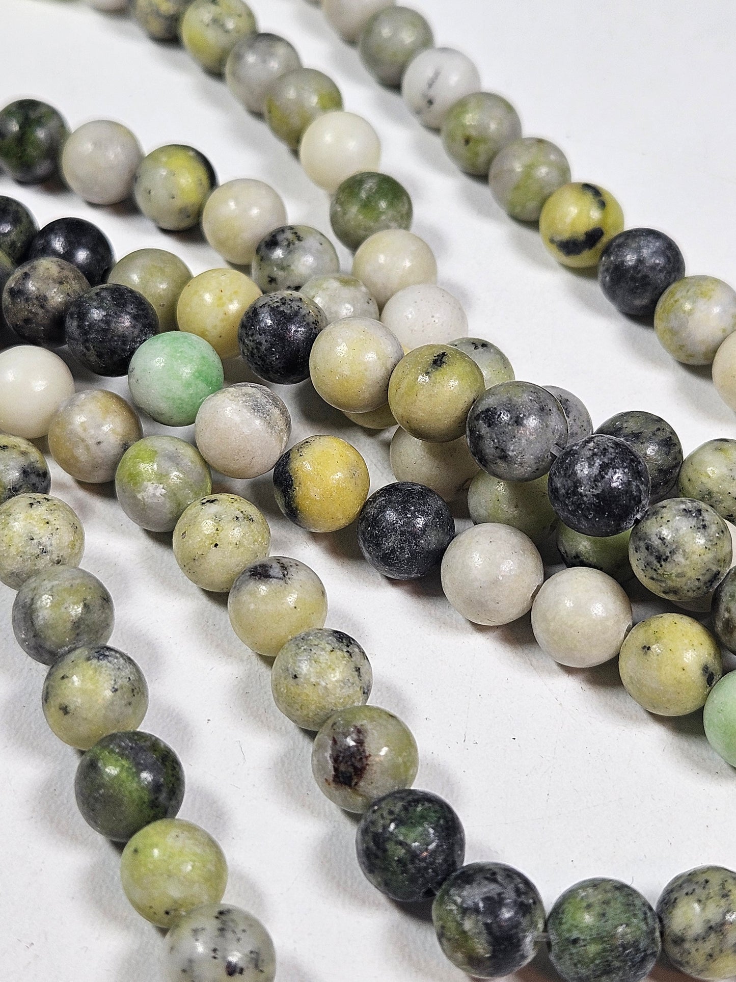 Serpentijn kralenstreng 8mm