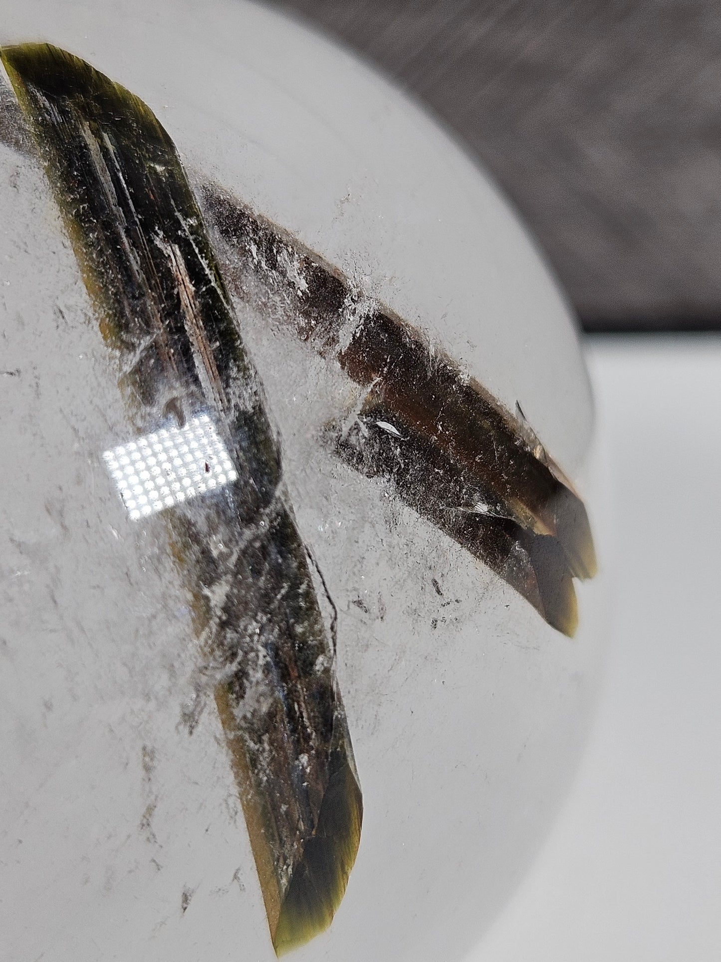 Zwarte toermalijn in kwarts 232 gram