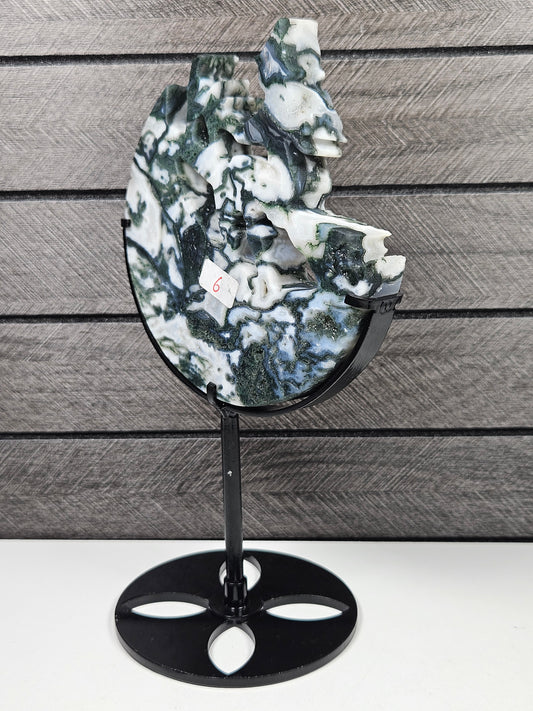 Mosagaat Heks met katje in de maan nr6