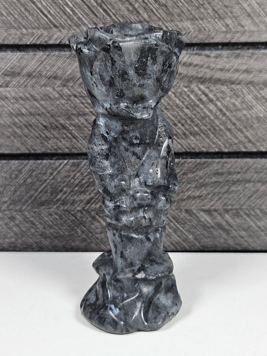 Larvikiet Roos in Skelettenhand 150 gram