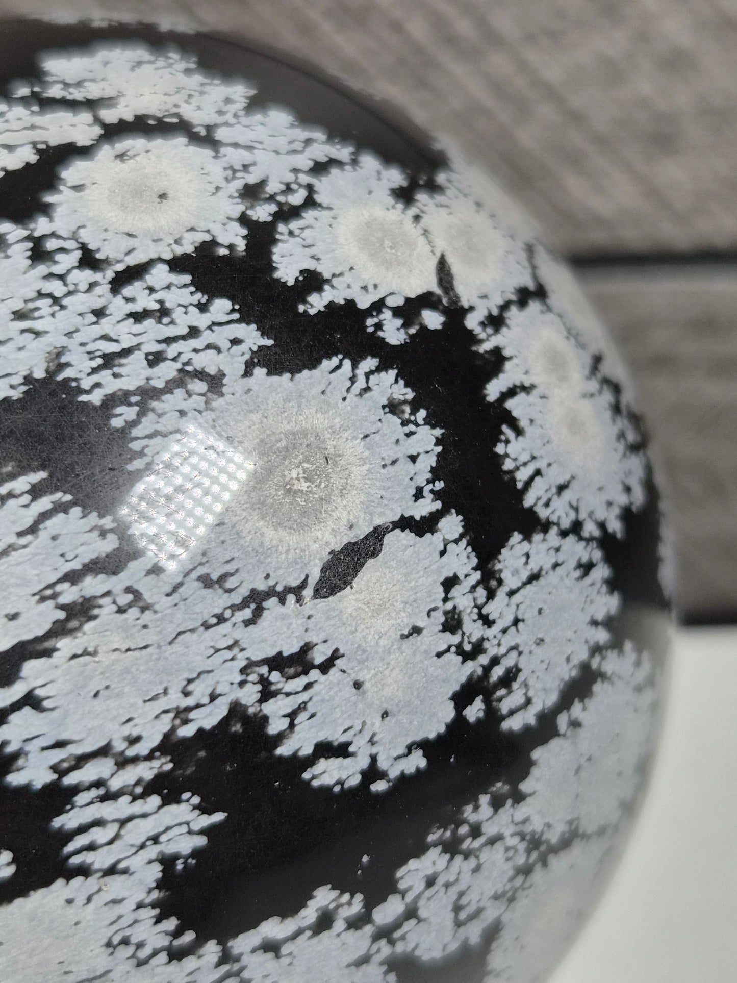 Sneeuwvlok Obsidiaan bol 642 gram