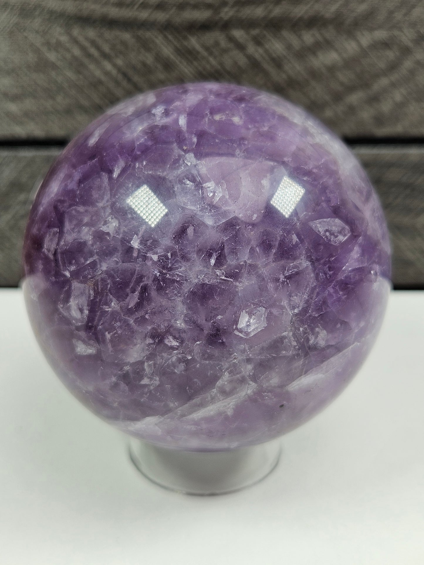 Amethist/Crazy lace bol 428 gram