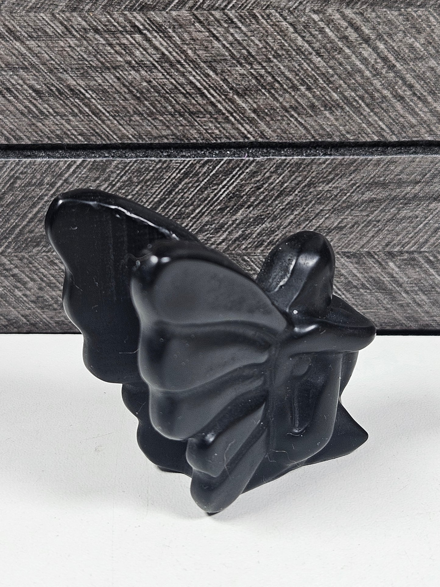 Obsidiaan Zittend Elfje